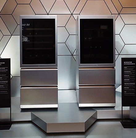 LG SIGNATURE Wine Cellar und Kühlschrank mit Gefrierfach werden auf der IFA 2019 ausgestellt