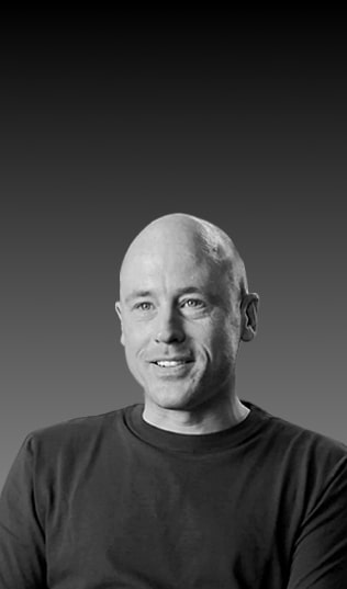 Schwarz-Weiß-Bild von Matt Clark.