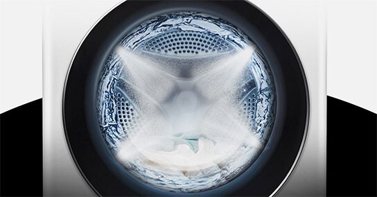 Billede af LG AI DD™ vaskemaskine med Steam⁺™ teknologi