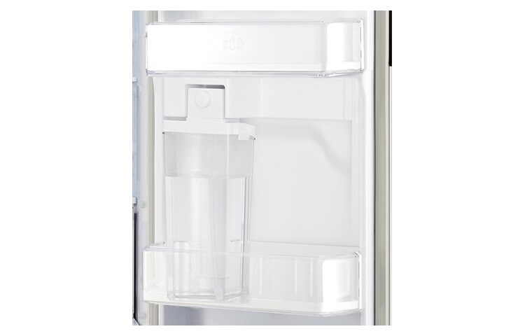 LG Afrimningsfrit side-by-side-skab med Non Plumbing dispenser for vand- og is (614 L), GS9366PZYZL, thumbnail 4