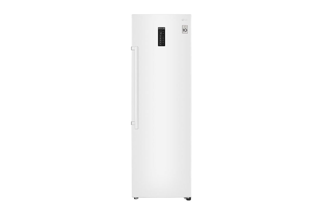 LG 375L Fritstående køleskab (Hvid) - Energiklasse F, Moist Balance Crisper™  og Smart Diagnosis™ med Wi-Fi, KL5241SWJZ