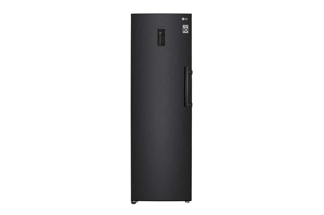LG 323L Fritstående fryser (Matte Black) - Energiklasse F, Total No Frost og Smart Diagnosis™ med Wi-Fi, GF5237MCJZ1