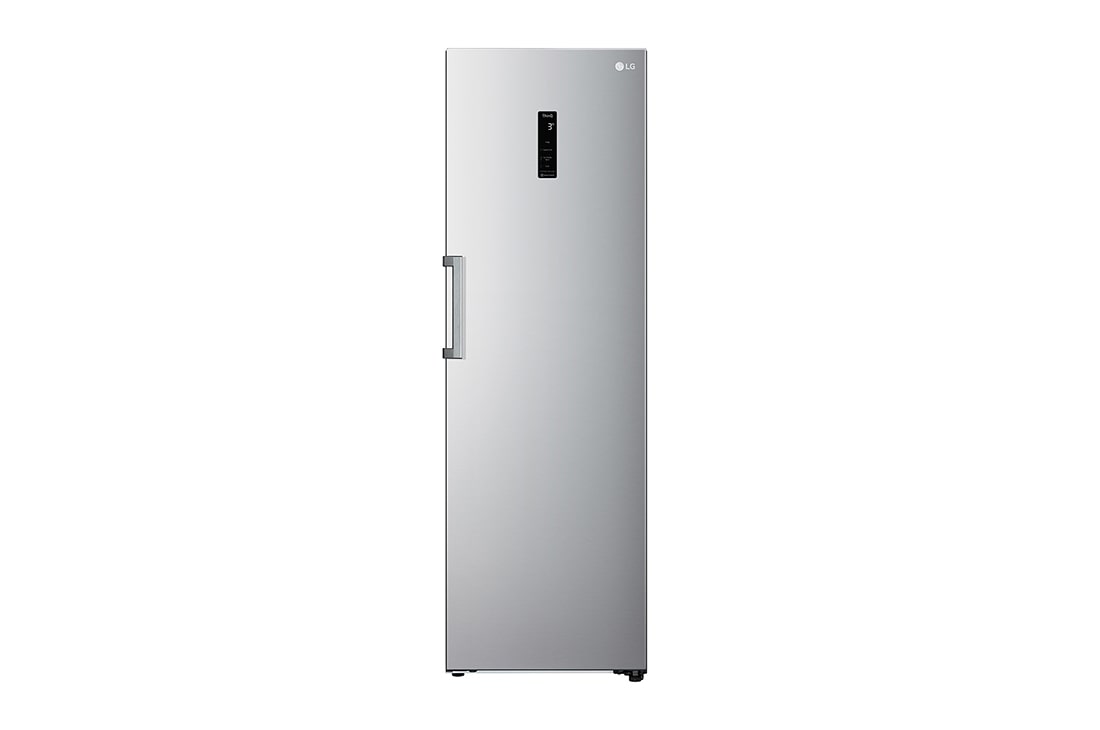 LG 386L Fritstående køleskab (Shiny Steel) - Energiklasse E, Door Cooling™, LINEARCooling™, FRESHBalancer™, Smart Diagnosis™ med Wi-Fi, GLE71PZCSZ, GLE71PZCSZ