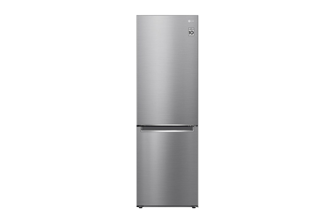 LG 1.86M 341L Kølefryseskab(Shiny Steel) - Energiklasse D, Door Cooling™, GBB71PZEGN, GBB71PZEGN