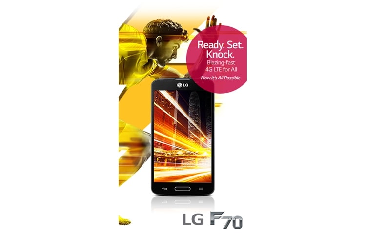 LG Sæt turbo på tilværelsen med LG F70 og superhurtig 4G til alle. Fasthold alle de mest spændende øjeblikke og lev livet max med intelligente funktioner, høj ydelse, kraftigt batteri og sprødt design. Med LG F70 får du fantastiske oplevelser, der varer hele dagen., LG F70 D315