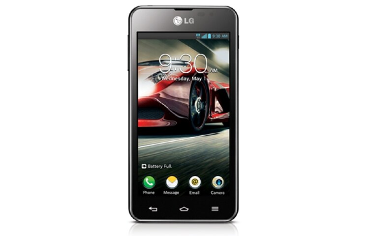 LG 4,3'' IPS skærm, 4G, 1.2 GHz Dual core-processor, Android 4.1, 5MP kamera, Optimus F5 P875