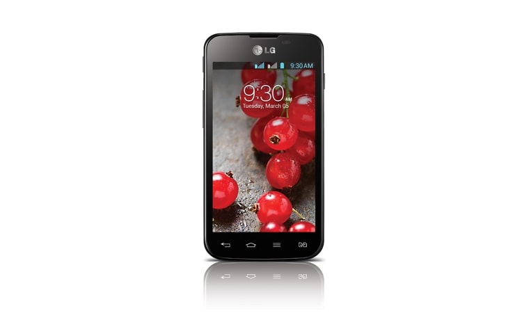 LG 4,0'' IPS skærm, 1 GHz processor, Android 4.1, 5MP kamera, Optimus L5II Dual SIM E455