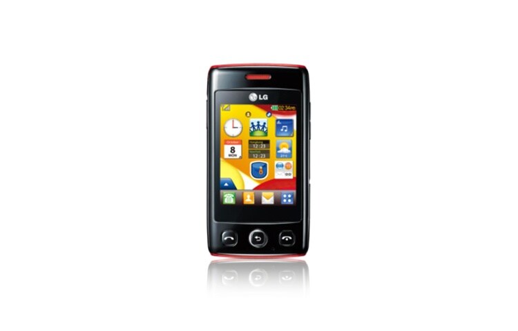 LG 2,4'' touch-skærm, kamera, FM-radio, MP3-afspiller, T300