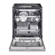 LG QuadWash™ Steam-opvaskemaskine (Noble Steel) Energiklasse D, Auto Open Dry-funktion og Smart Diagnosis™ med Wi-Fi, SDU527HS_FrontOpen2, SDU527HS, thumbnail 3