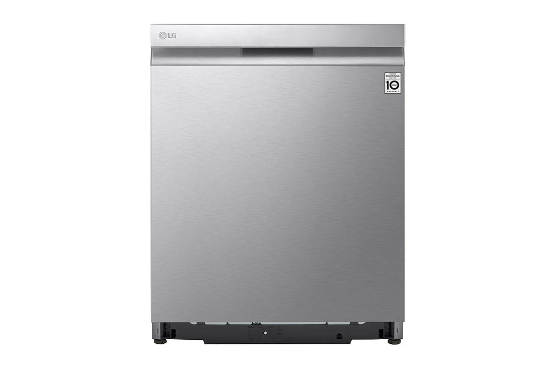 LG QuadWash™ Steam-opvaskemaskine (Noble Steel) Energiklasse C, Auto Open Dry-funktion og Smart Diagnosis™ med Wi-Fi, SDU557HS_Front, SDU557HS