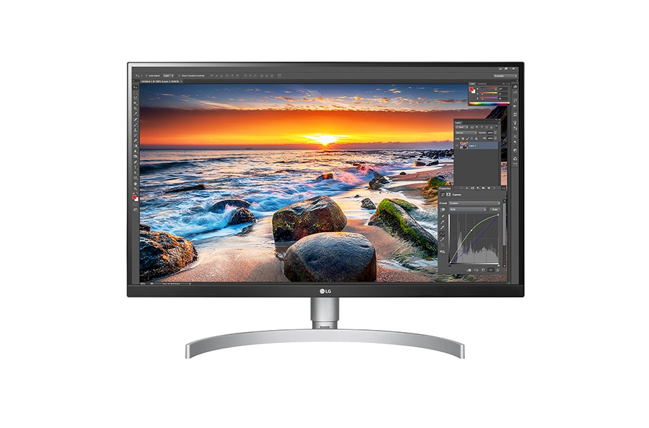 LG 27'' 4K UHD IPS LED Monitor, 27UK850-W