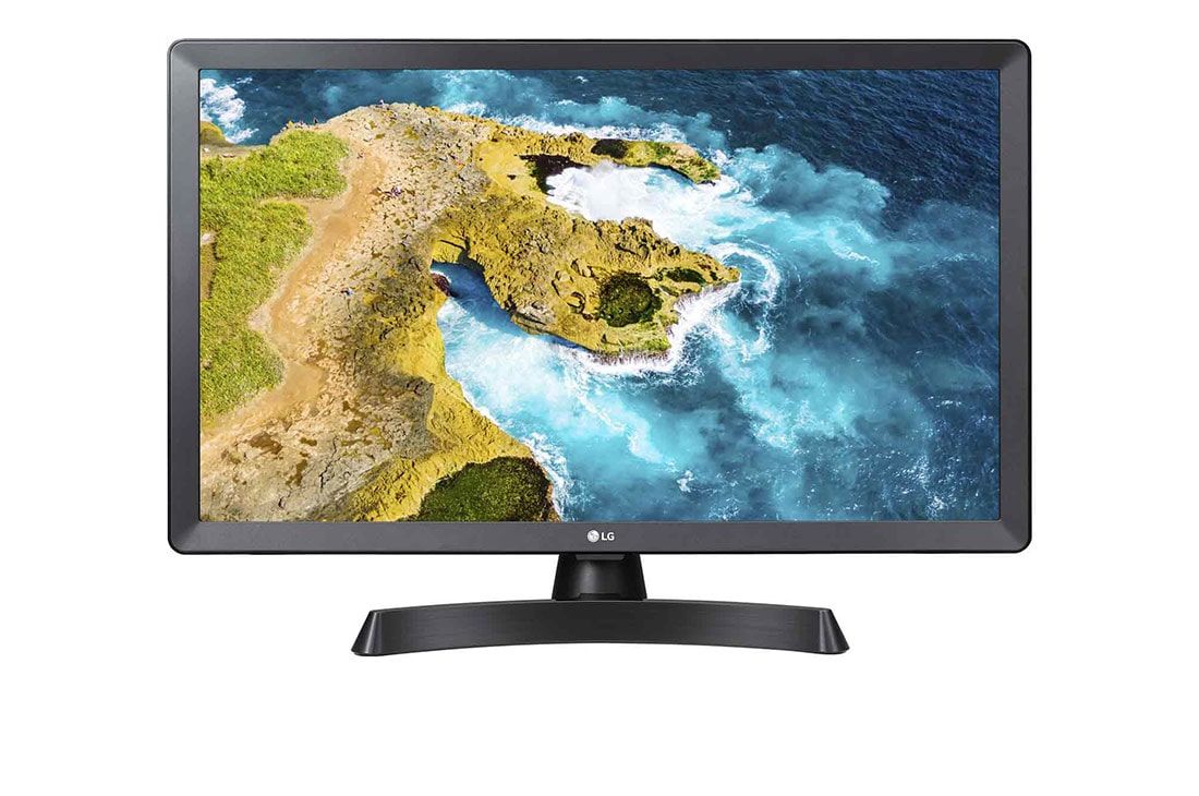 LG 23,6'' HD Ready LED TV-skærm, vist forfra, 24TQ510S-PZ