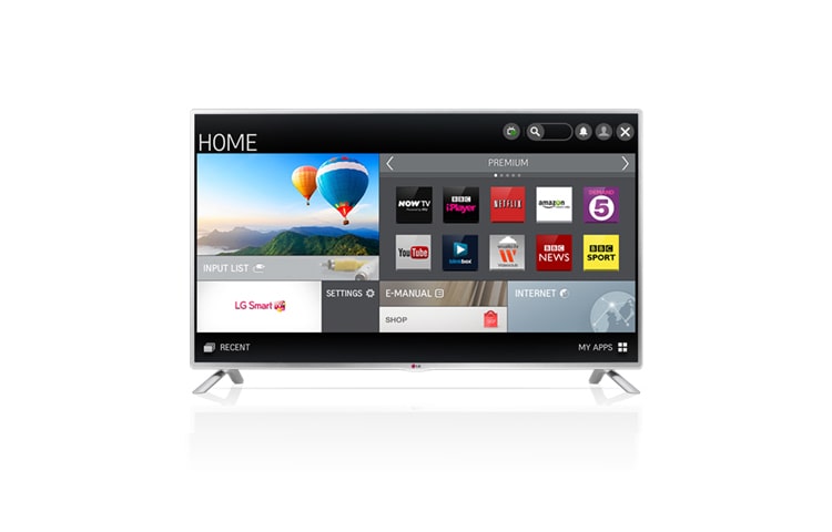 LG SMART LED TV. 0,9 GHz processor og 1,25 GB RAM. Wi-Fi, DLNA og Magic Remote-parat., 32LB570U