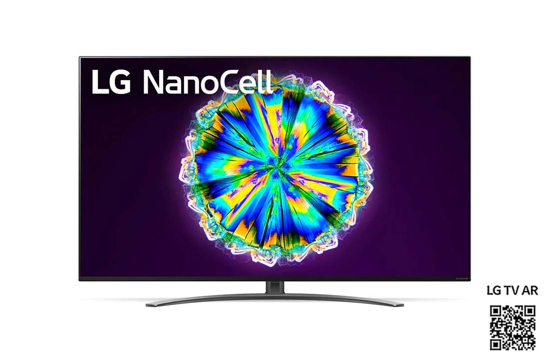 LG  4K NanoCell TV, front view with infill image, 65NANO866NA