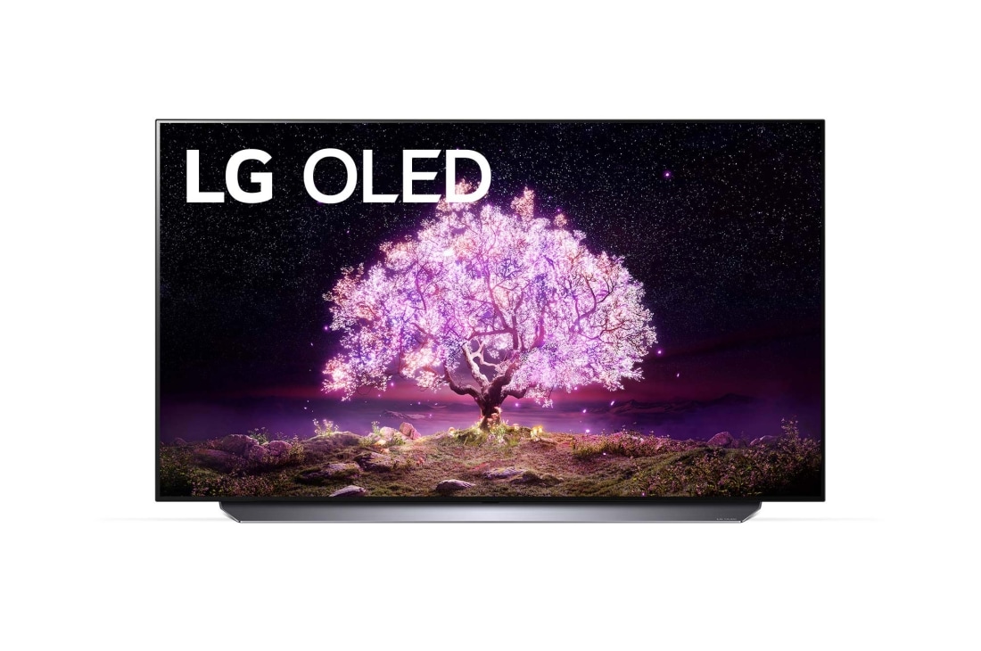 LG C1 55'' 4K Smart OLED TV, vist forfra, OLED55C14LB