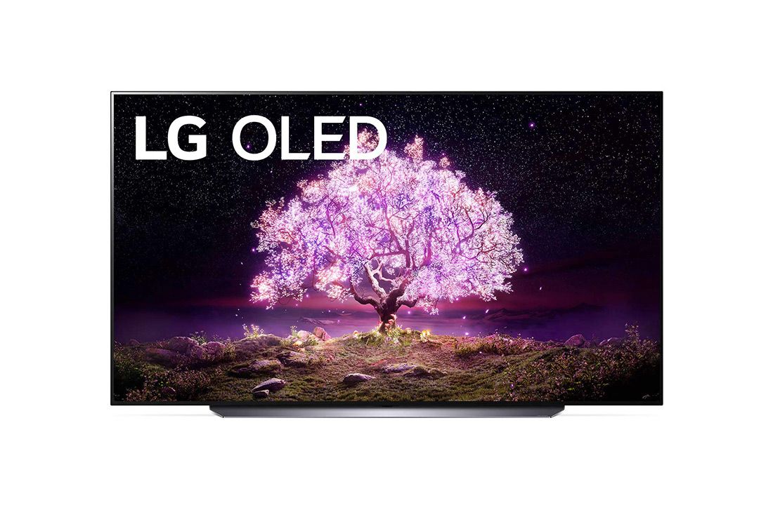 LG C1 83'' 4K Smart OLED TV, vist forfra, OLED83C14LA