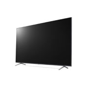 LG UP77 75'' 4K Smart UHD TV, vist 30 grader fra siden med infill-billede, 75UP77109LC, thumbnail 3