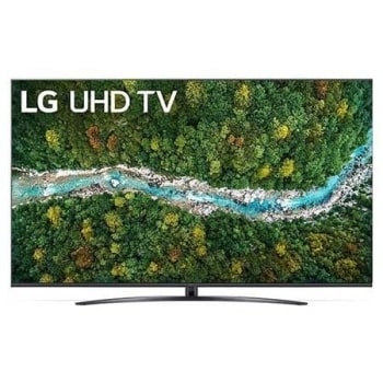 LG UP80 75'' 4K Smart UHD TV, LG UHD TV vist forfra, 75UP80006LR1