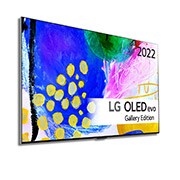 LG 55'' OLED G2 - OLED evo Gallery Edition 4K Smart TV - OLED55G26LA, 15 grader visning fra siden, OLED55G26LA, thumbnail 3