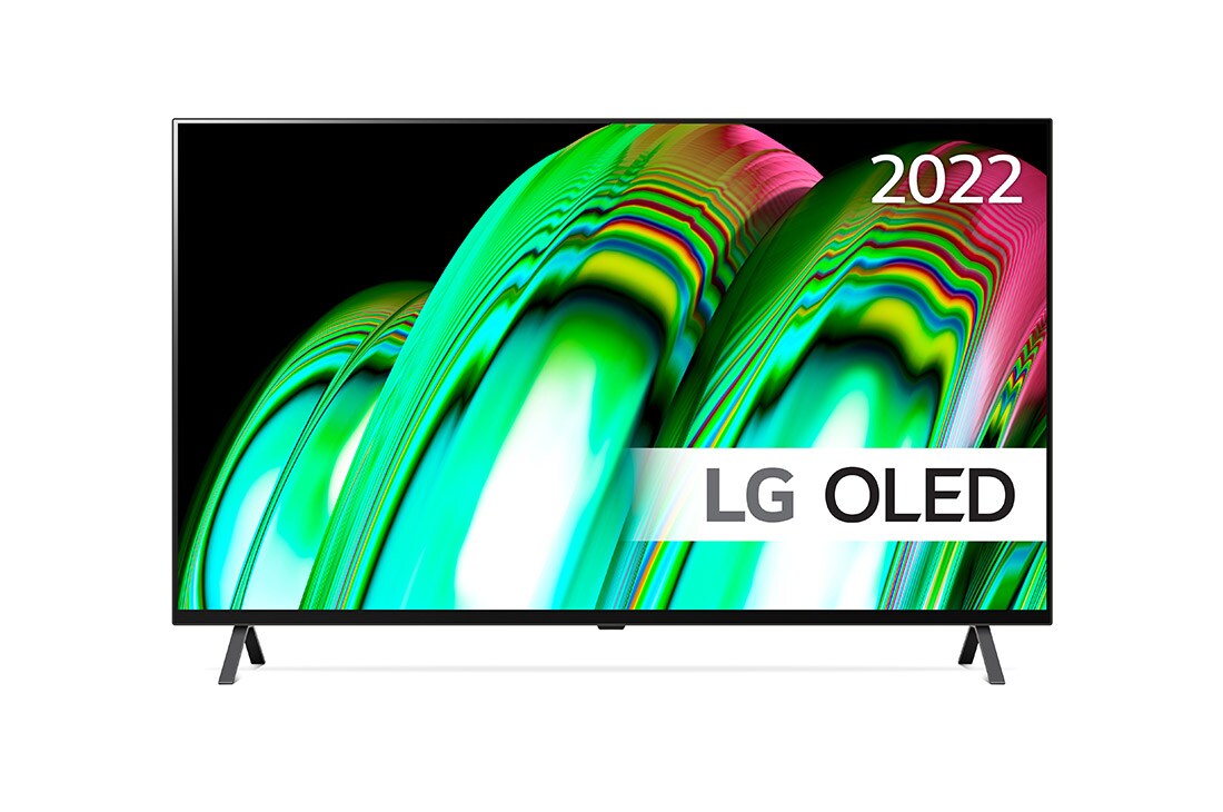 LG 55'' OLED A2 - OLED 4K Smart TV - OLED55A26LA, Vist forfra, OLED55A26LA