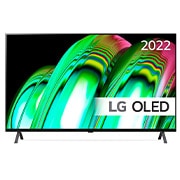 LG 65'' OLED A2 - OLED 4K Smart TV - OLED65A26LA, Vist forfra, OLED65A26LA, thumbnail 1