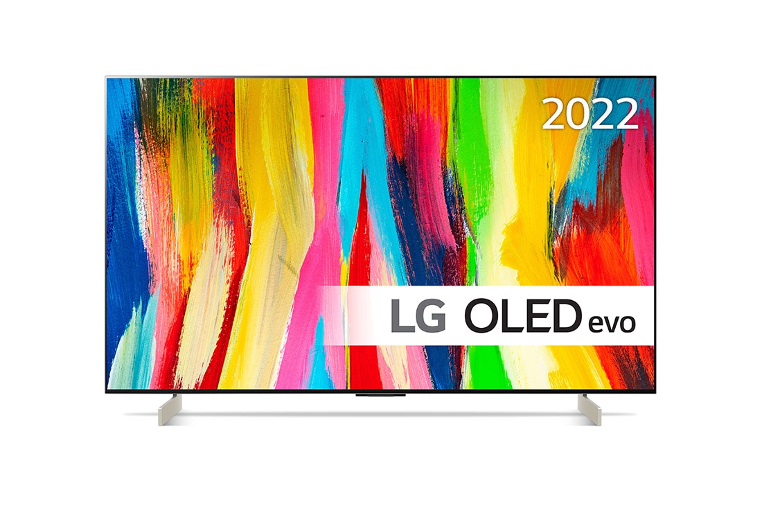 LG 42'' OLED C2 - OLED 4K Smart TV - OLED42C26LB, Vist forfra, OLED42C26LB, thumbnail 11