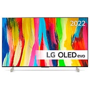 LG 42'' OLED C2 - OLED 4K Smart TV - OLED42C26LB, Vist forfra, OLED42C26LB, thumbnail 1