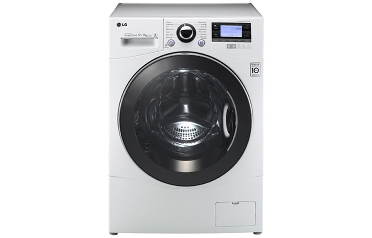 LG 1-12 kg Steam 6 Motion Direct Drive vaskemaskine / tørretumbler, energiklasse A (A + + + -20%), F1695RDH