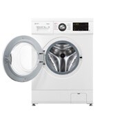 LG 8 kg / 5 kg Kombineret vaskemaskine/tørretumbler(Hvid) - Steam, Energiklasse E, AI DD™, Smart Diagnosis™, CM20T5S2E, thumbnail 4