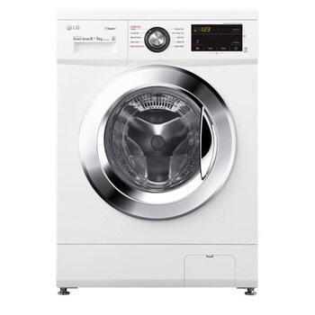 8 kg / 5 kg Kombineret vaskemaskine/tørretumbler(Hvid) - Steam, Energiklasse E, AI DD™, Smart Diagnosis™1