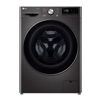 10.5kg / 7kg Kombineret vaskemaskine/tørretumbler(Sort) - Steam, Energiklasse E, TurboWash™360, AI DD™, Smart Diagnosis™ med Wi-Fi1