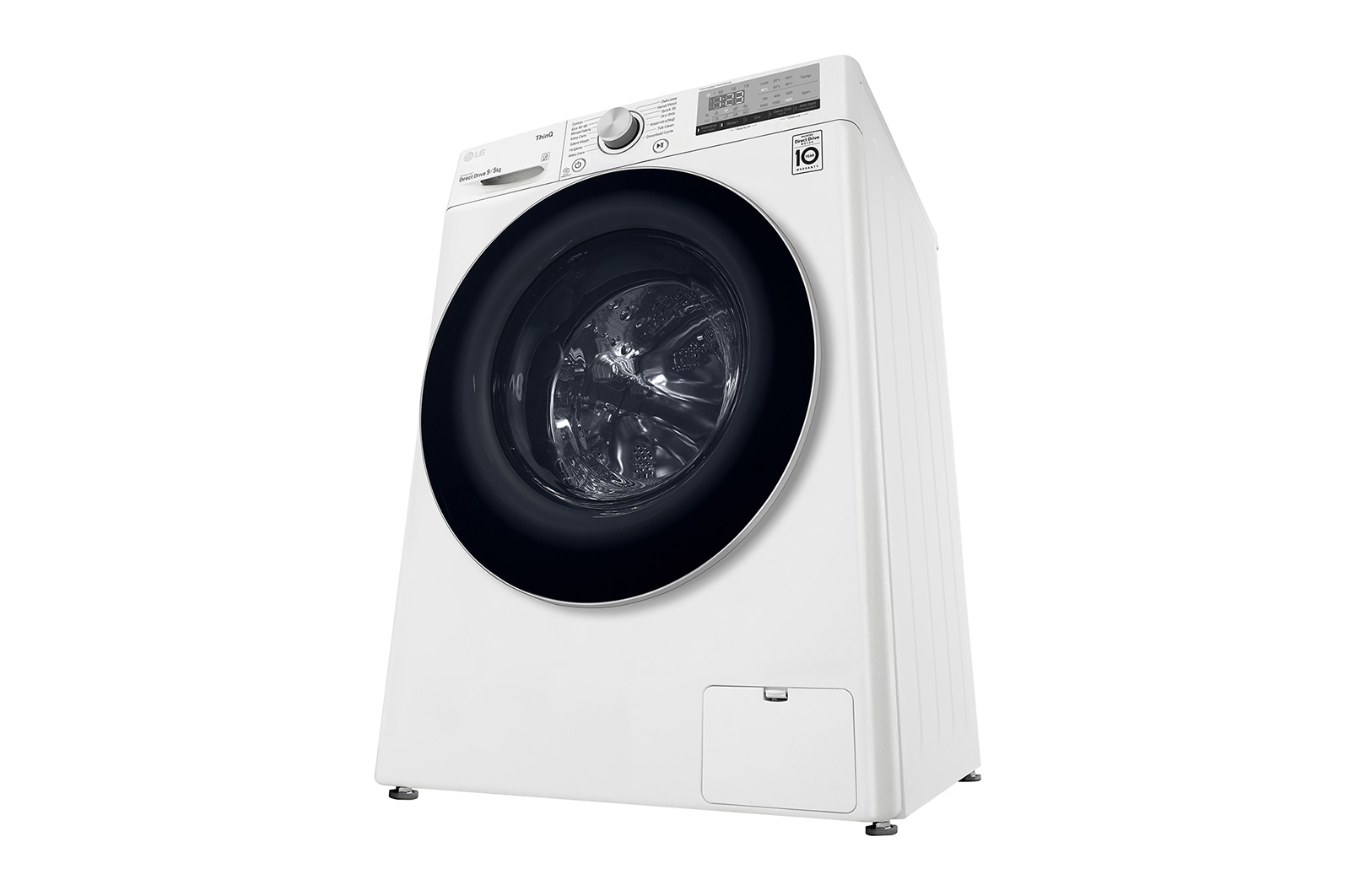 kg 5 kg Kombineret vaskemaskine/tørretumbler(Hvid) - Energiklasse E,, AI DD™, Smart Diagnosis™ med | LG Danmark