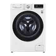 LG 9 kg / 5 kg Kombineret vaskemaskine/tørretumbler(Hvid) - Steam, Energiklasse E, AI DD™, Smart Diagnosis™ med Wi-Fi, K4DV409S1W, thumbnail 3