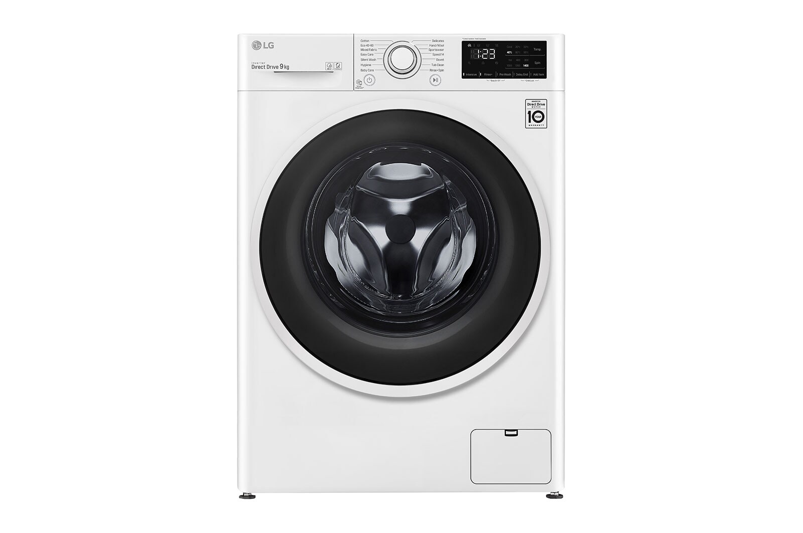 LG 9 kg Vaskemaskine(Hvid) - Energiklasse B, AI Smart | LG Danmark
