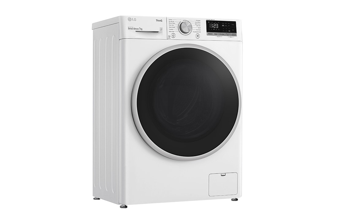 LG 7 kg Vaskemaskine(Hvid) - Energiklasse D, AI DD™, Smart | Danmark