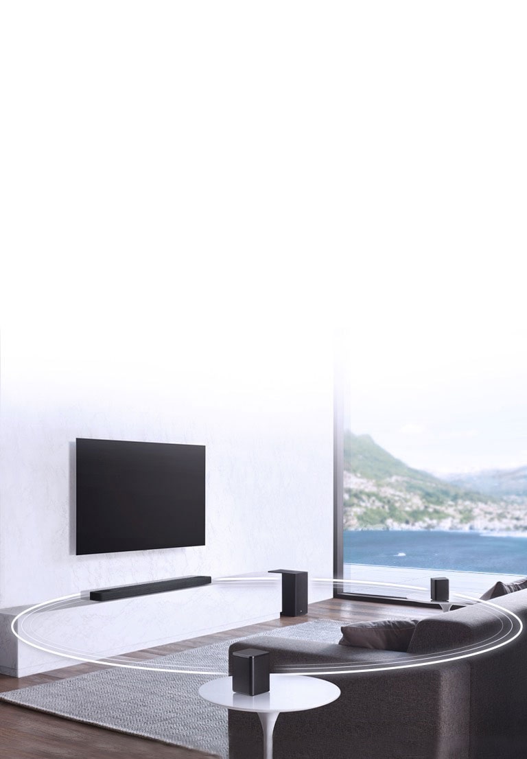 Connectez un kit surround optionnel<br>2