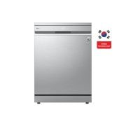 LG Lave-Vaisselle QuadWash™ | 14 Couverts | TrueSteam™ | Inverter Direct Drive™, Vue avant du lave-vaisselle 14&nbsp;places QuadWash™ Prime Silver avec TrueSteam™, séchage thermique, DFC287HVS, DFC287HVS, thumbnail 1