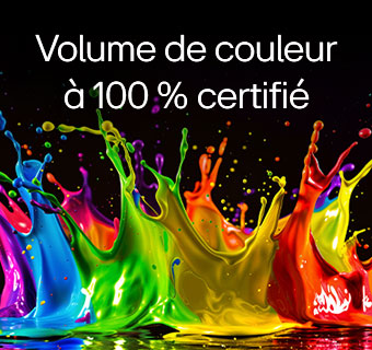 LG QNED evo AI Mini LED QNED85 avec Dynamic QNED Color Pro remplit l’écran de jaillissements éclatants et fluides de mouvements multicolores, semblables à de la peinture, présentant une brillance des couleurs améliorée certifiée pour un volume de couleurs de 100&nbsp;%.