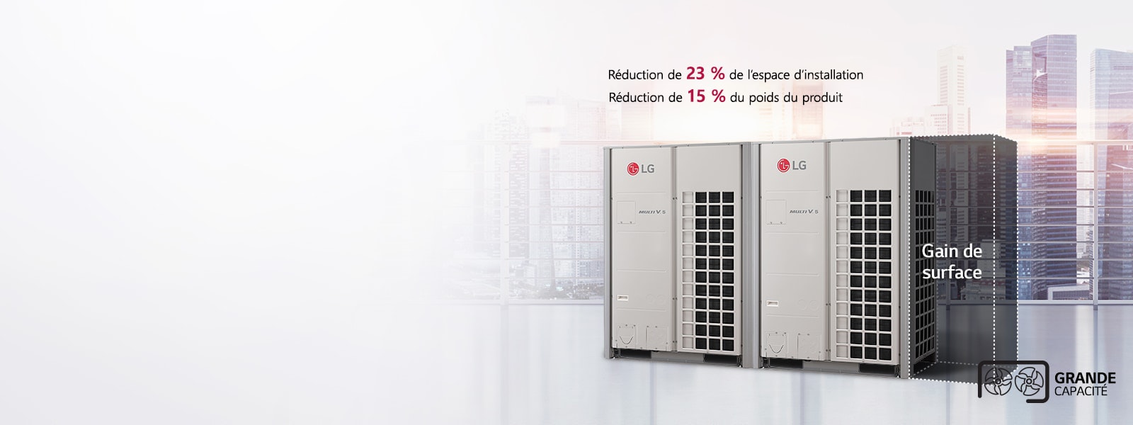  Image montrant l'installation flexible de Multi V 5.