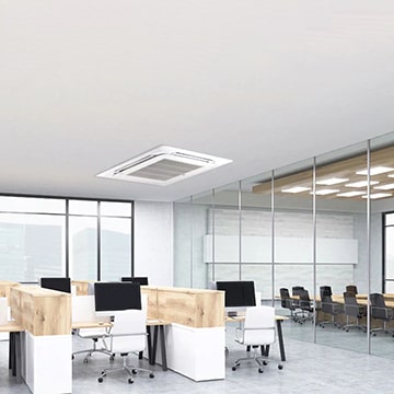 Large outdoor unit installed externally.