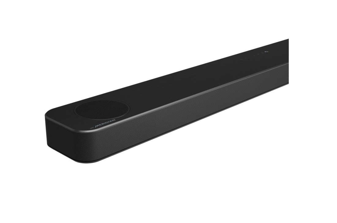 LG Barre de son | 3.1.2 ch | 440 W | Dolby Atmos | DTS:X | Meridian | Bluetooth, Gros plan du côté gauche, SN8Y, thumbnail 8