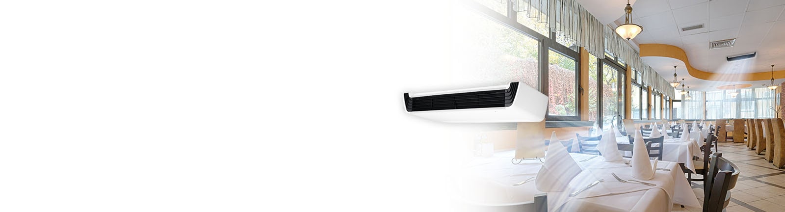 Restaurants avec de grands espaces