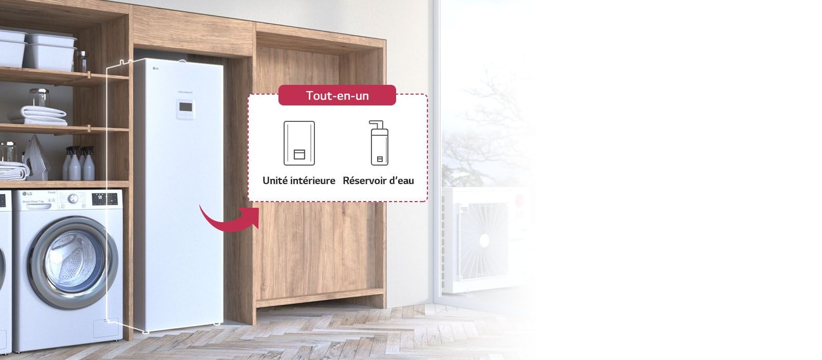 Gagnez de la place avec un modèle intégré