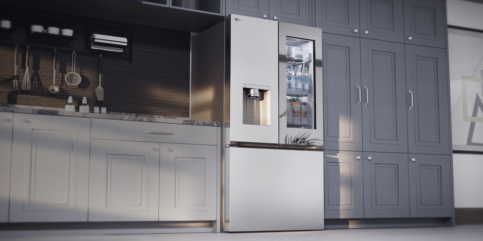Réfrigérateur LG avec contre-profondeur MAX InstaView