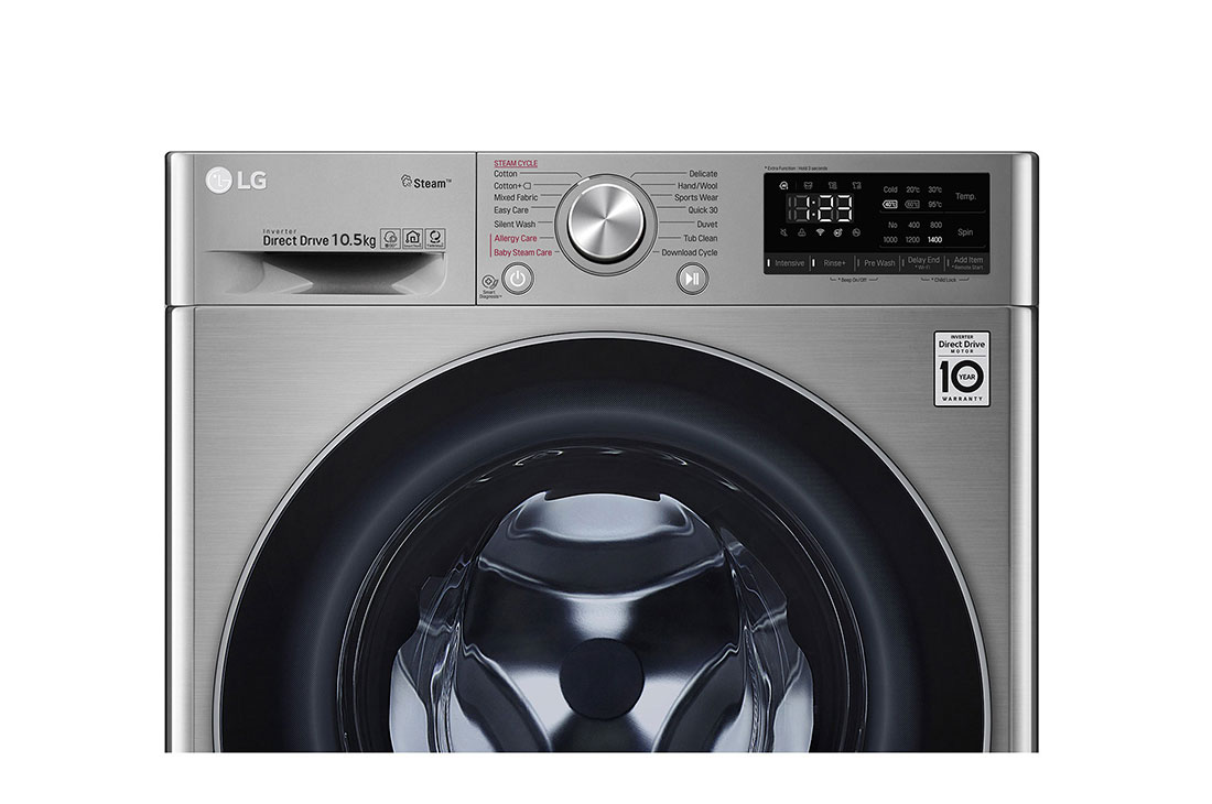 LG Lave-linge 10.5KG | AIDD™ | 6 Motion Direct Drive™ | SmartThinQ™, F4V5RYP2T, thumbnail 4