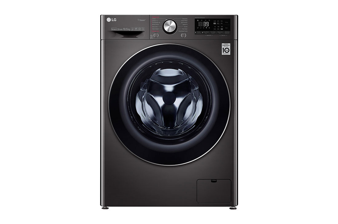 LG Lave-linge 10.5KG | 6 Motion Direct Drive™ | Moteur Direct Drive™ garantie 10 ans | AIDD™ | technologie Steam+™ | TurboWash™, F4V9RWP2E