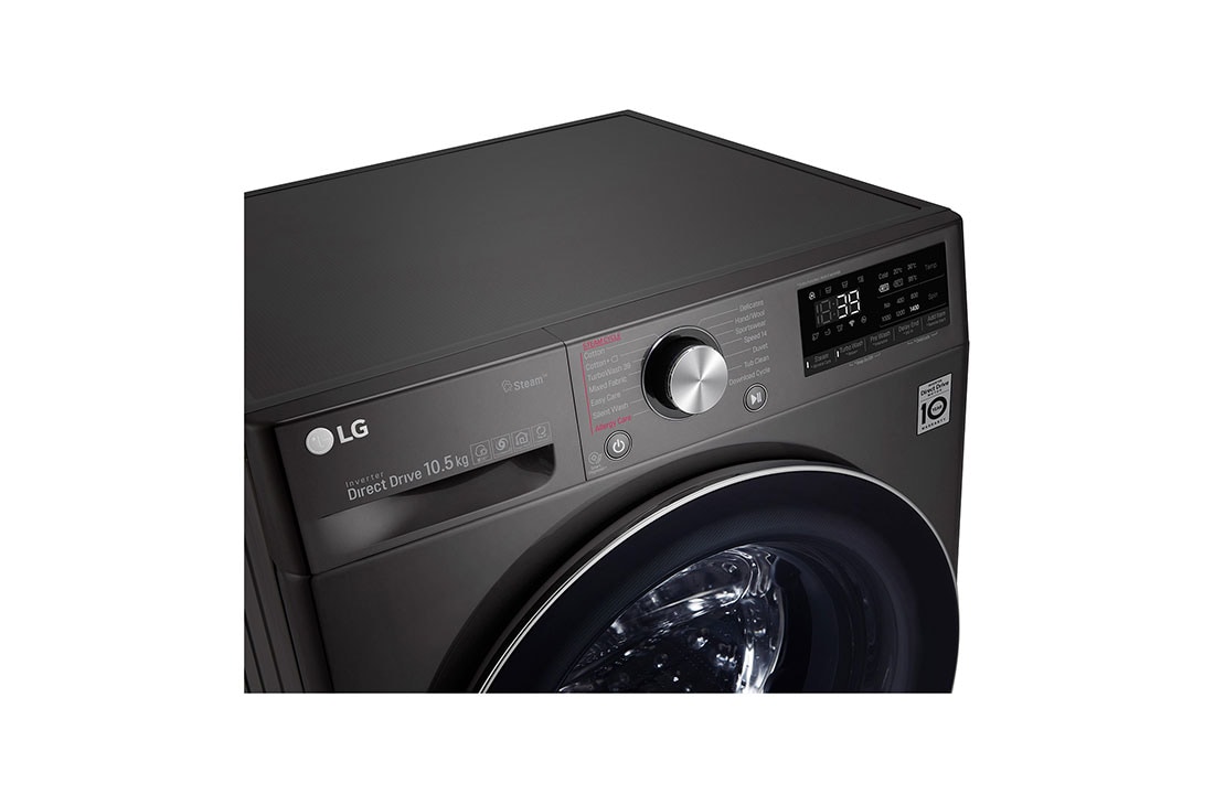 LG Lave-linge 10.5KG | AIDD™ | 6 Motion Direct Drive™ | SmartThinQ™, F4V9RWP2E, thumbnail 3