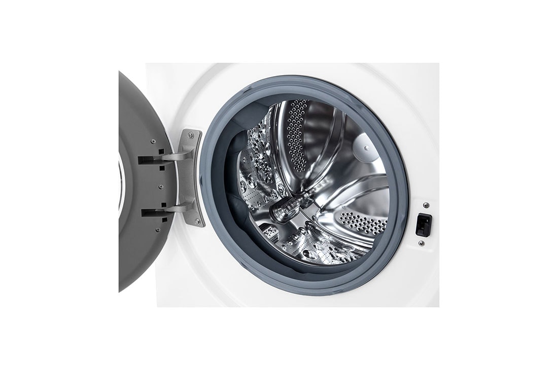 LG Lave-linge 10.5KG | AIDD™ | 6 Motion Direct Drive™ | SmartThinQ™, LG F4V3RYP3WE Front Open Drum Detail view, F4V3RYP3WE, thumbnail 4
