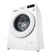 LG Lave-linge 10.5KG | AIDD™ | 6 Motion Direct Drive™ | SmartThinQ™, LG F4V3RYP3WE Right Low Perspective view, F4V3RYP3WE, thumbnail 13