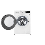 LG Lave-linge 10.5KG | AIDD™ | 6 Motion Direct Drive™ | SmartThinQ™, LG F4V3RYP3WE Front Open view, F4V3RYP3WE, thumbnail 2